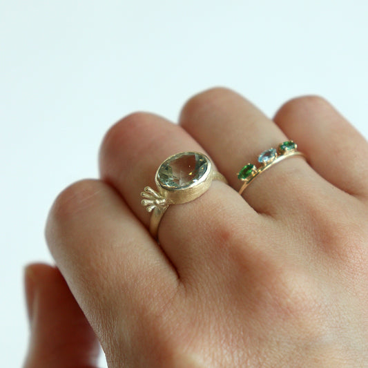 MIA Ring /Green Quartz