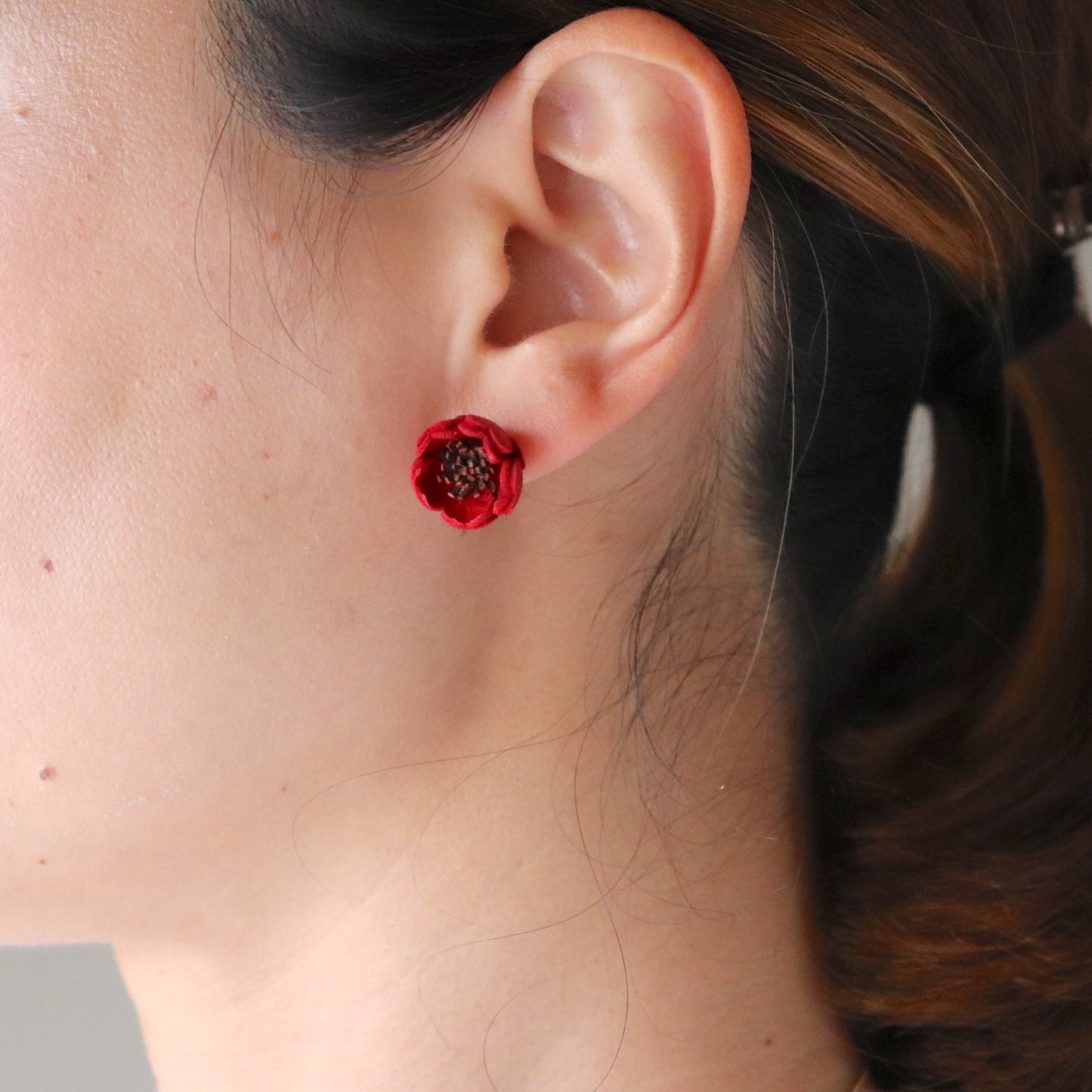 AKANE ピアス/イヤリング ガーネット/2Colors