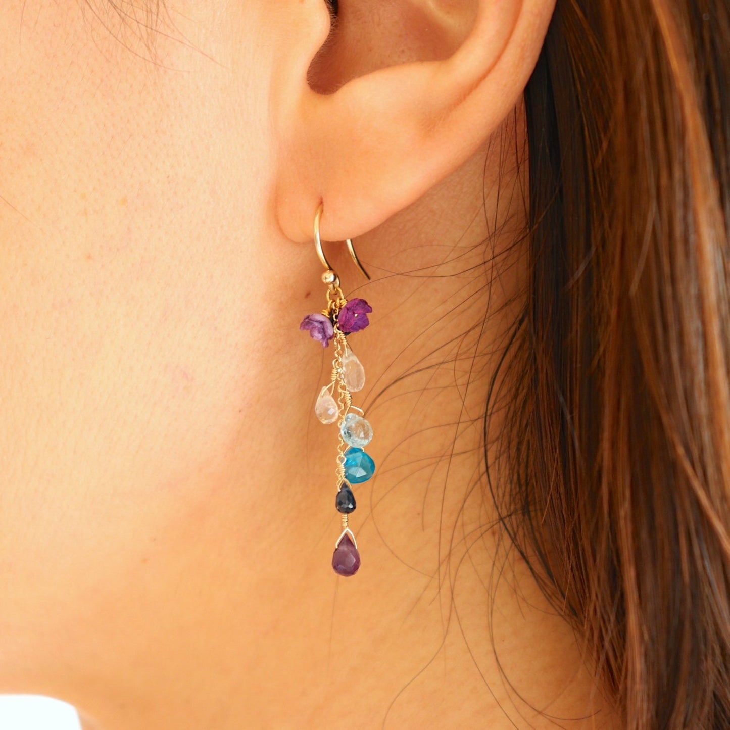 Kuu Pierced Earrings Short/3Colors