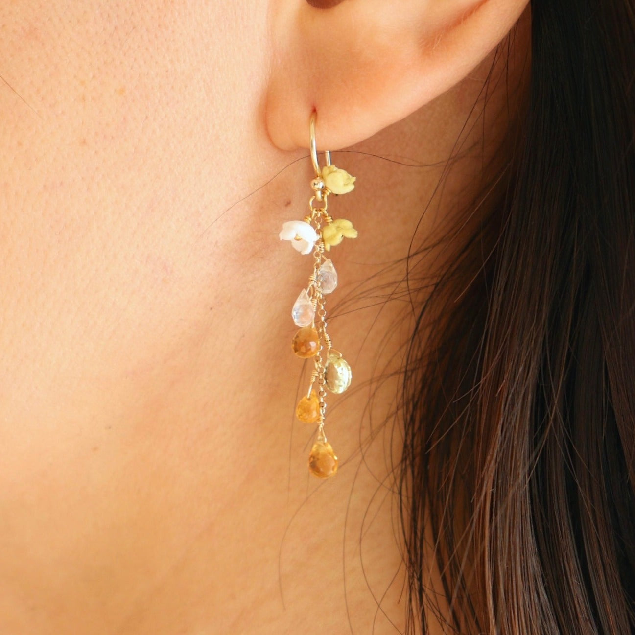 Kuu Pierced Earrings Short/3Colors