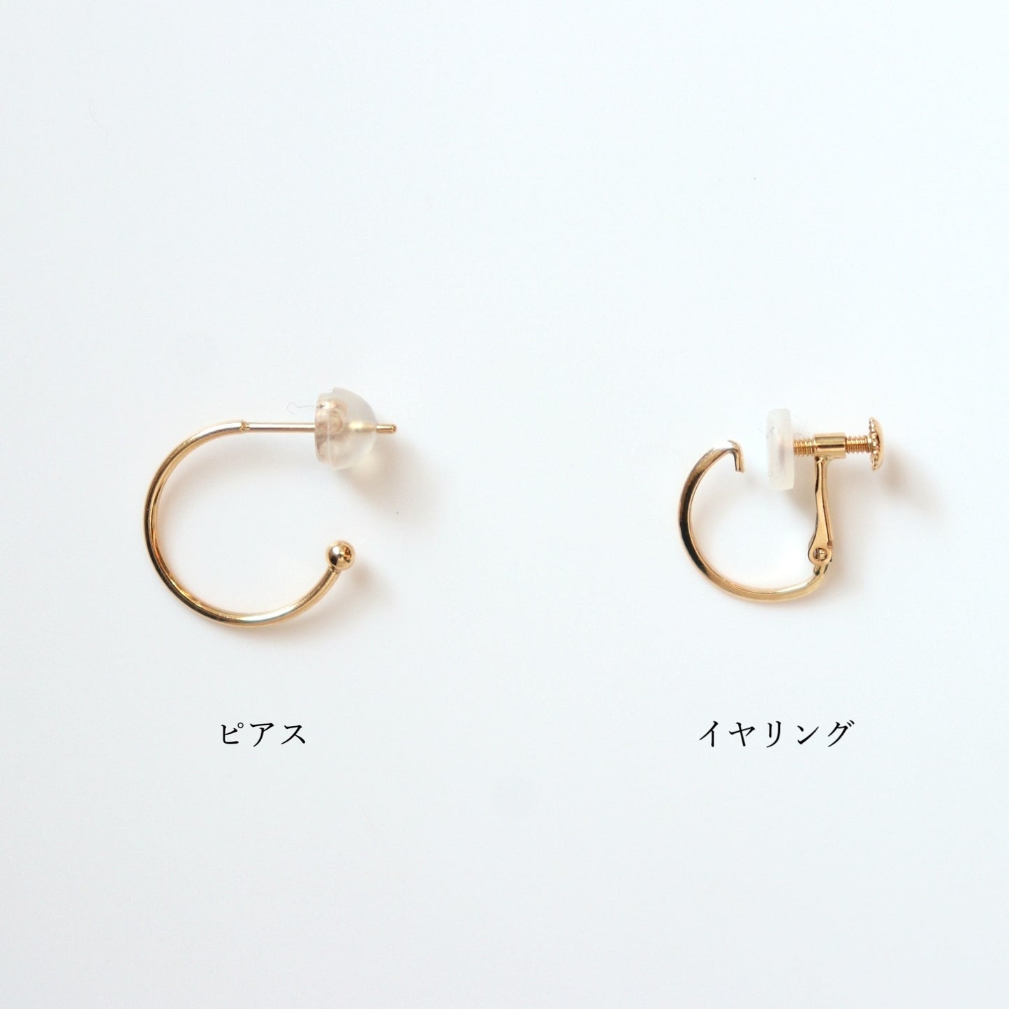 Yuragi フープピアス イヤリング/2Types