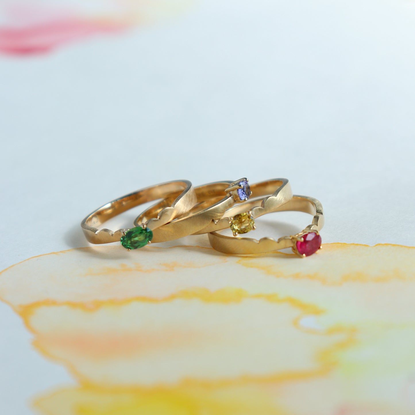 MOKO Ring /Yellow Tourmaline