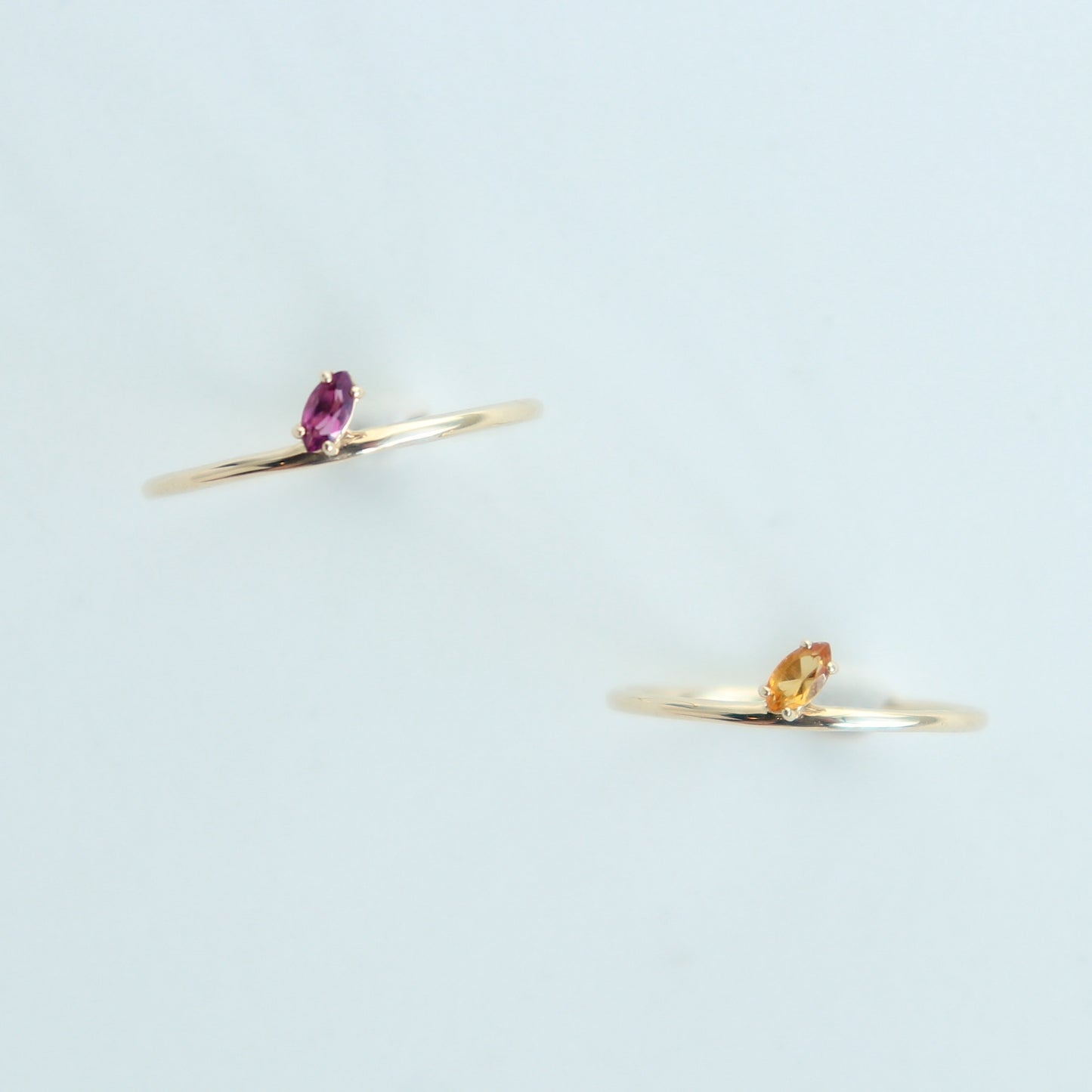 HA Ring ヒトツブナナメ/Rhodolite Garnet