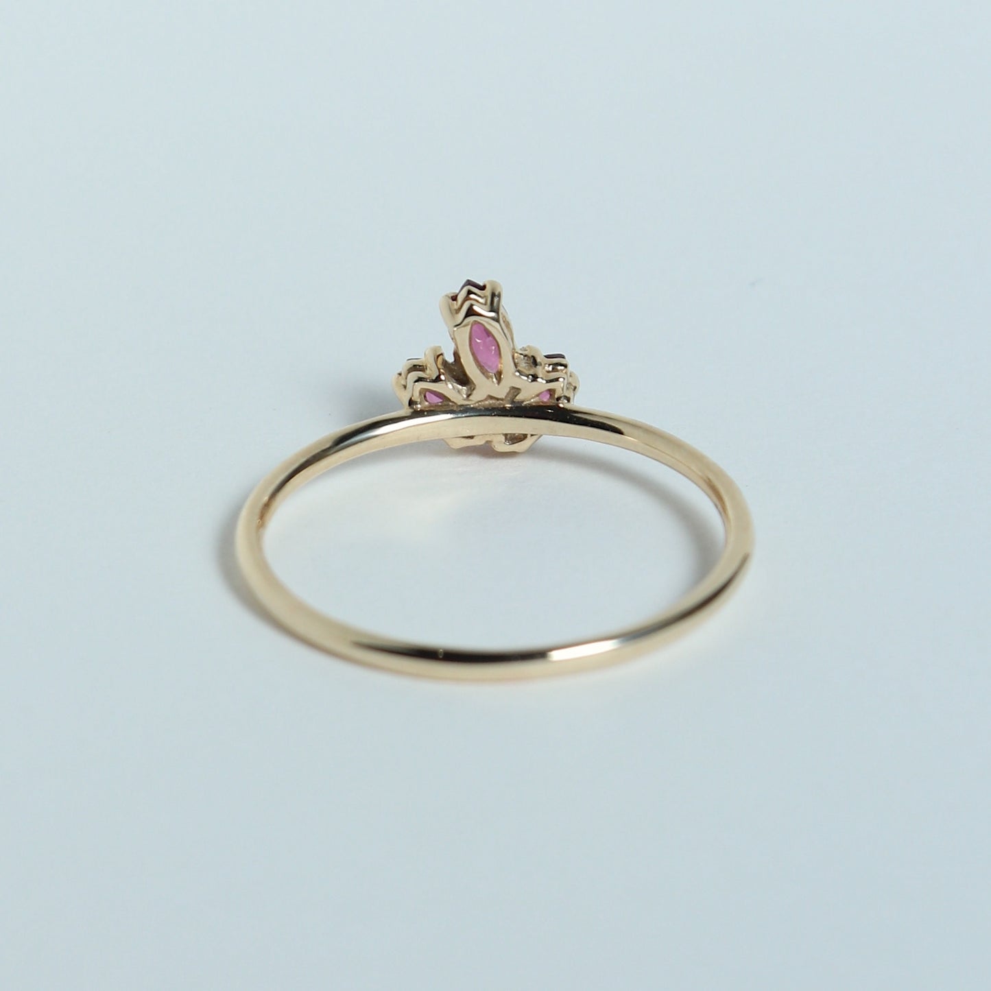 HA Ring サンツブ/Rhodolite Garnet