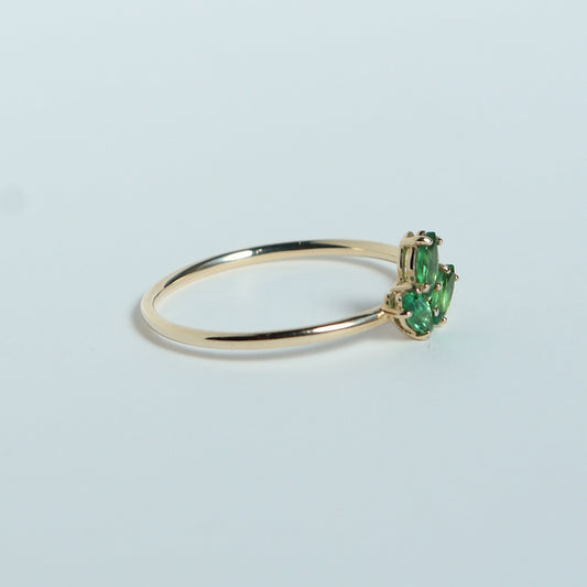 HA Ring サンツブ/Green Garnet