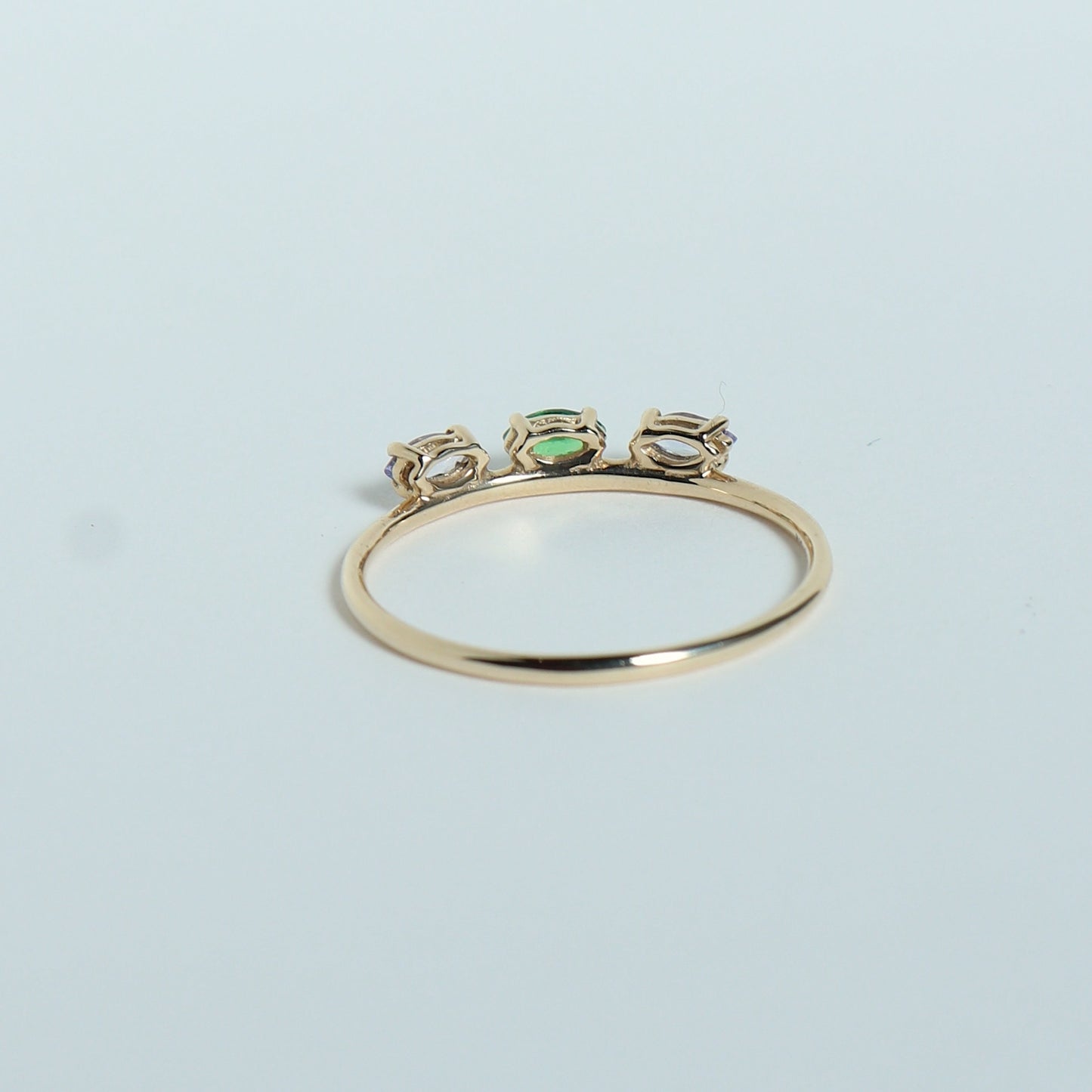 HA Ring サンツブタイラ/Green Garnet , Tanzanite