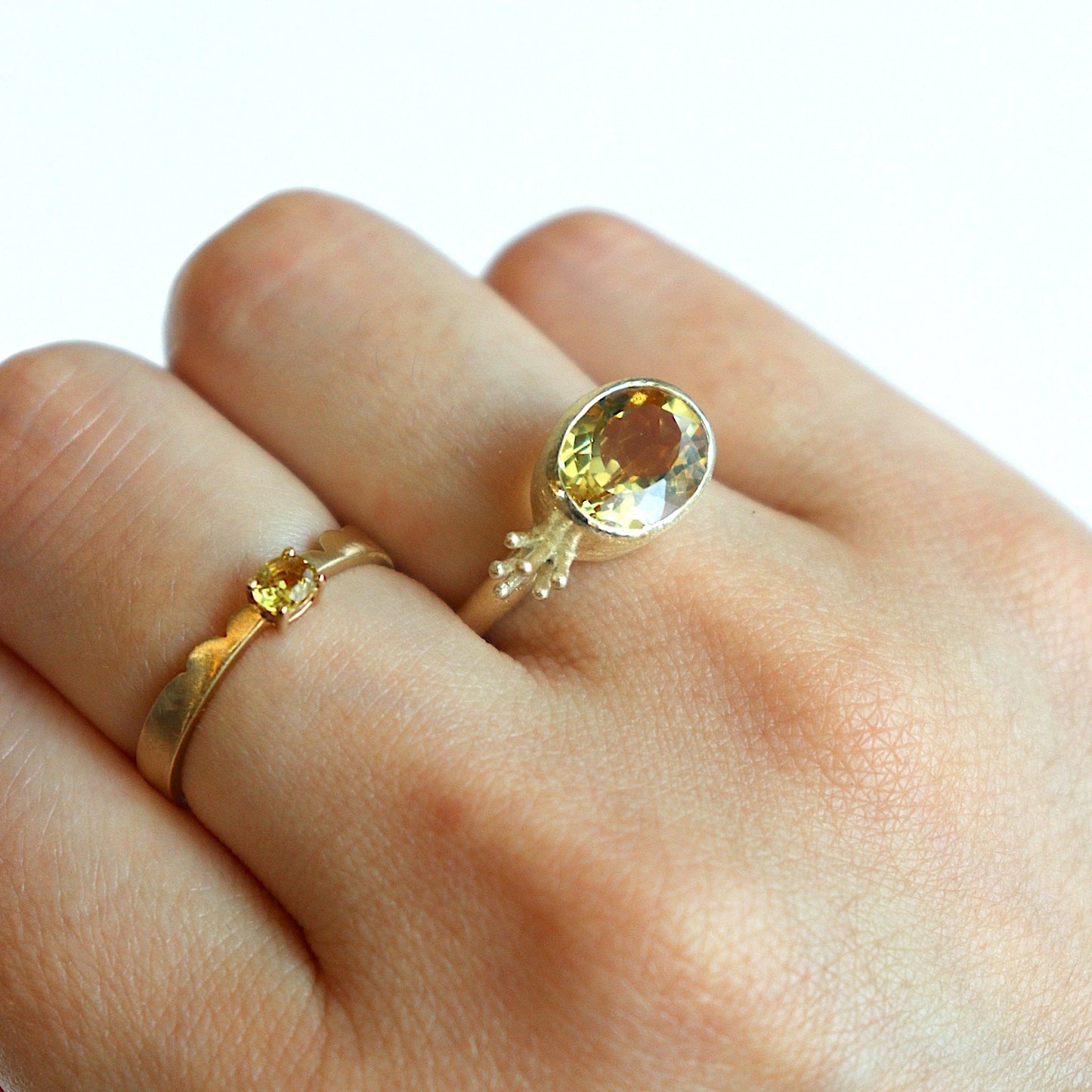 MIA Ring /Yellow Beryl