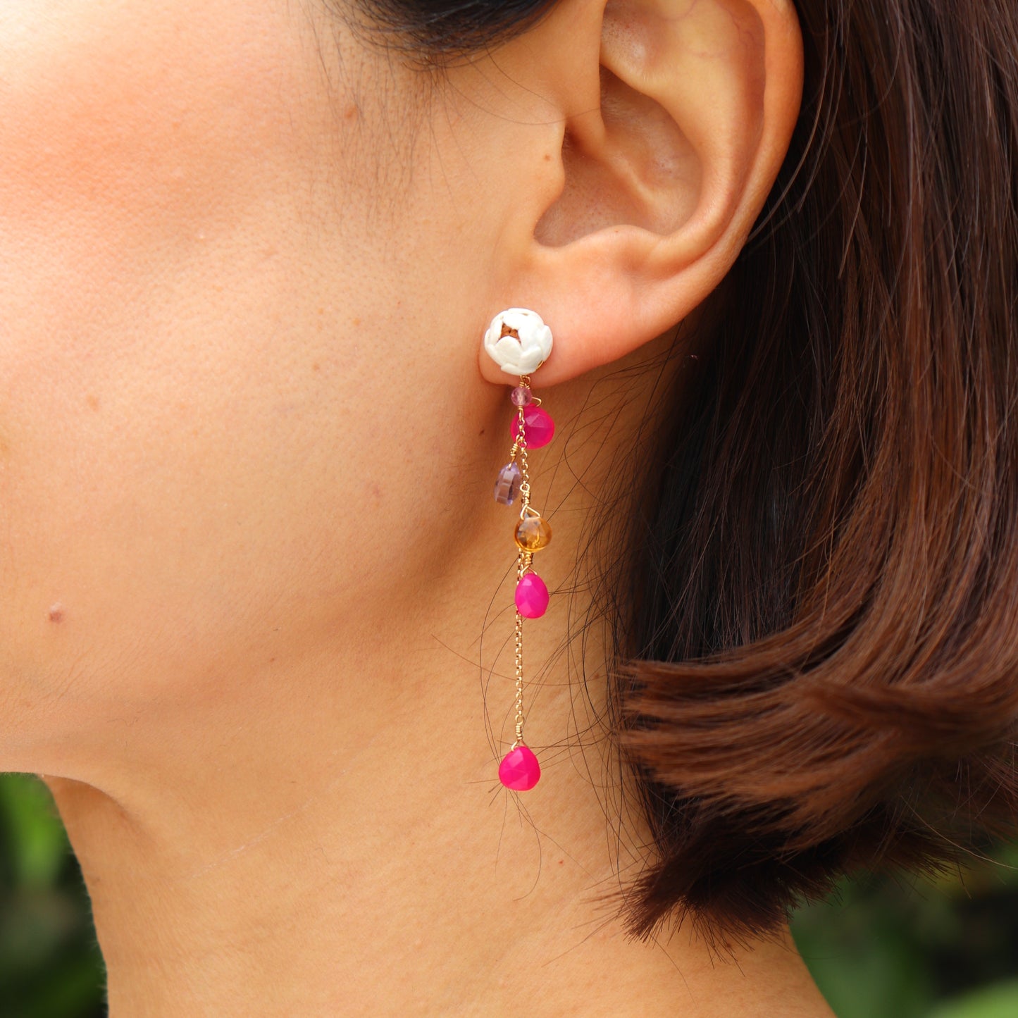 2way Stone チャームShort・Long /2Colors