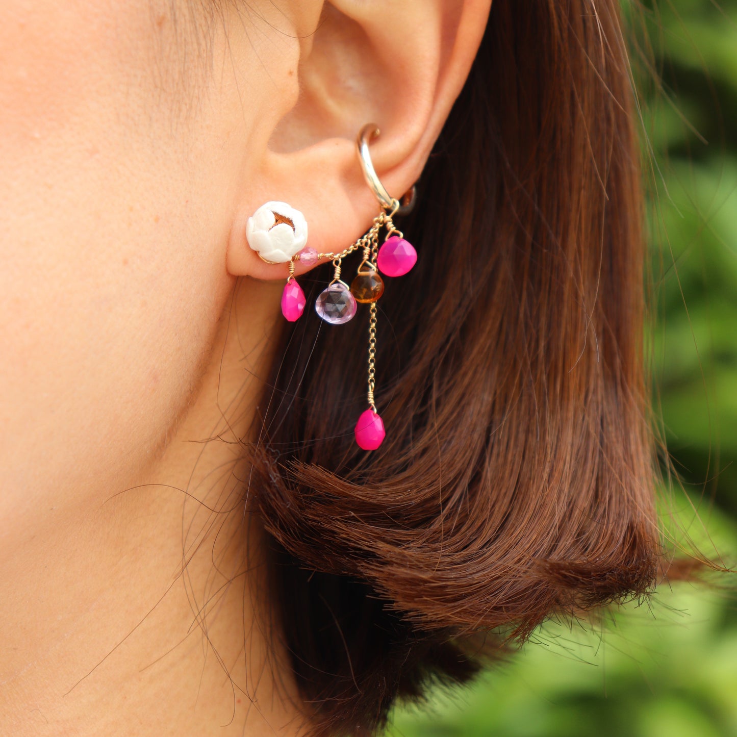 2way Stone チャームShort・Long /2Colors