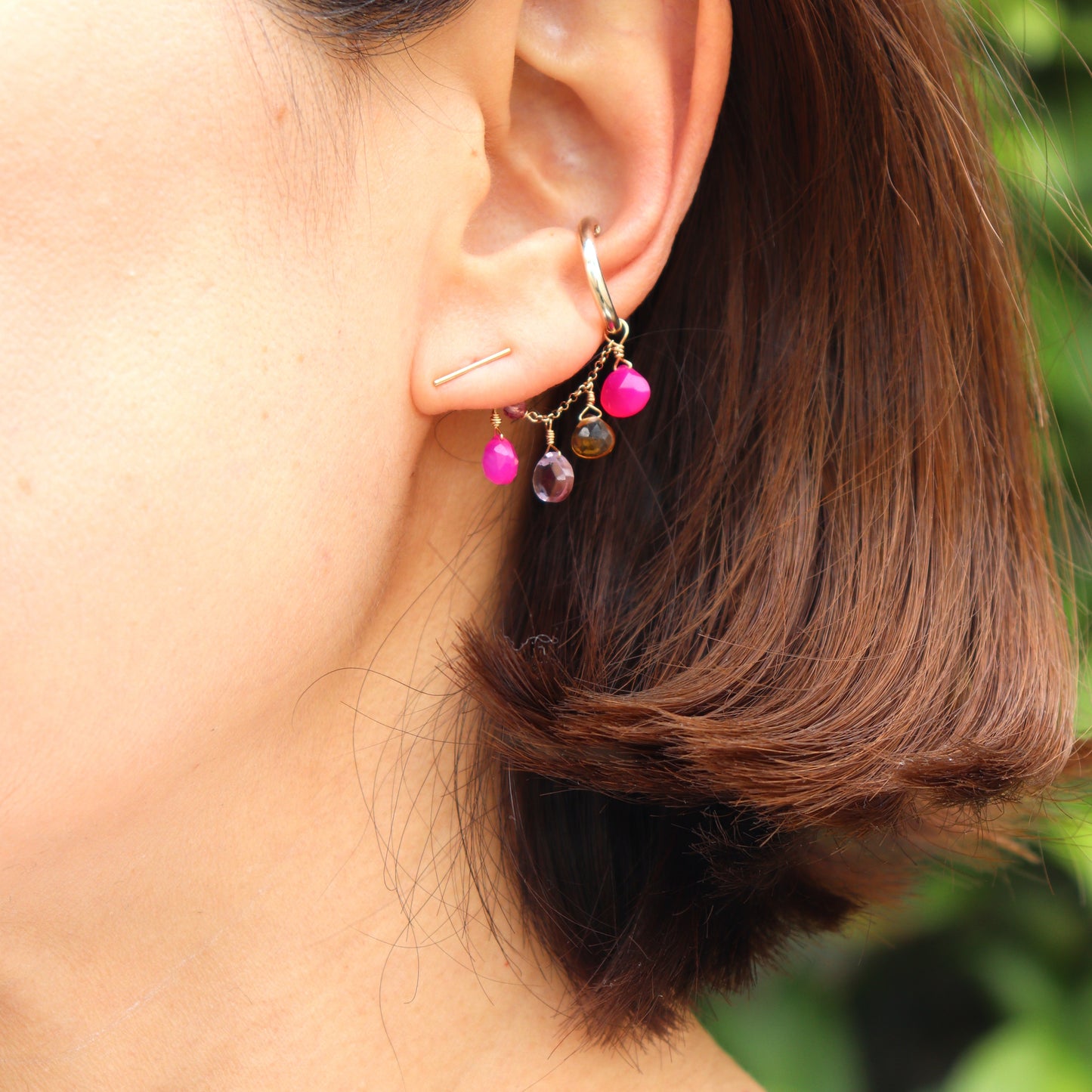 2way Stone チャームShort・Long /2Colors