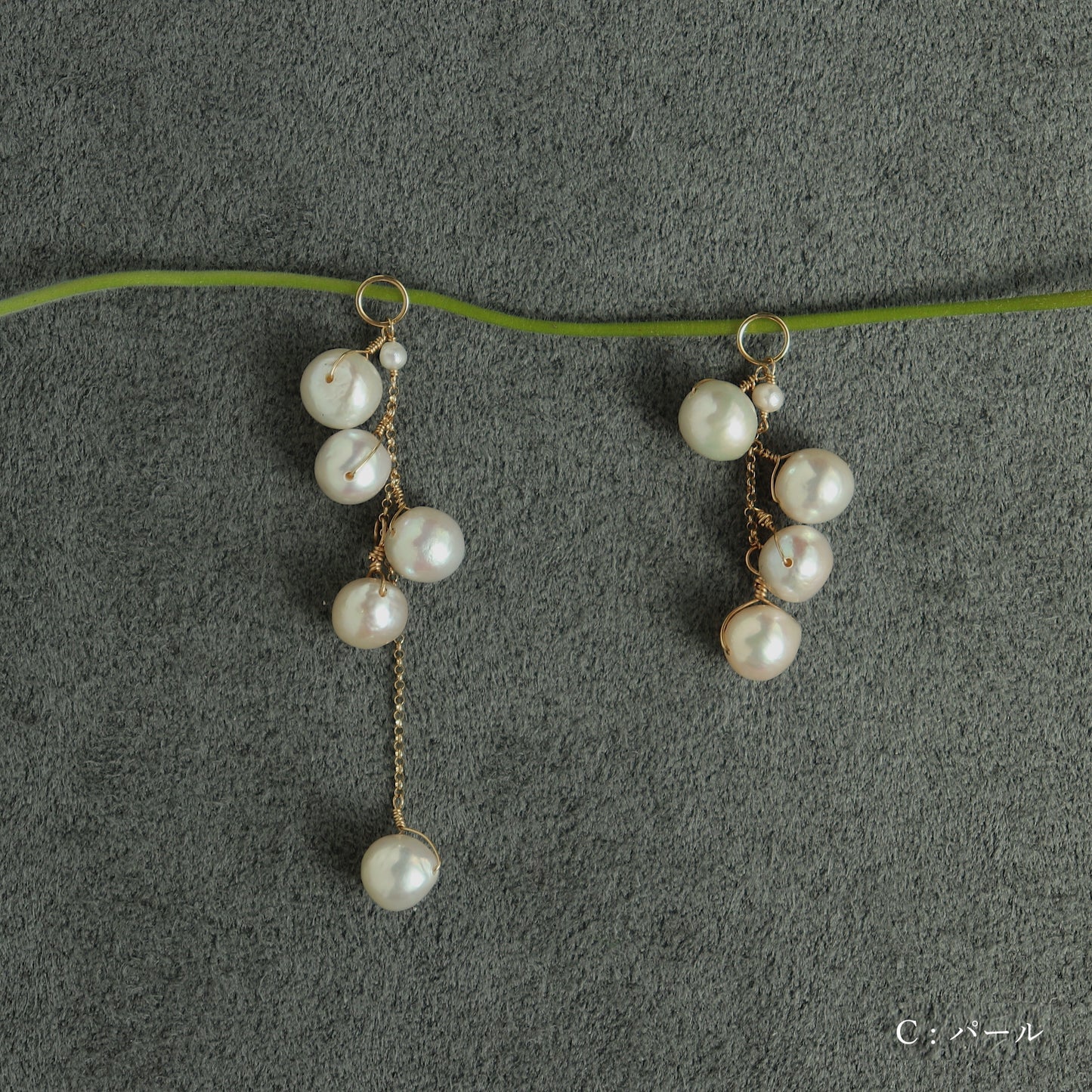 2way Stone チャームShort・Long /2Colors