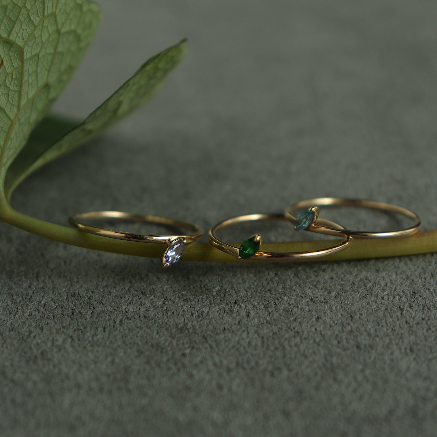 HA Ring Hitotsubu /Tanzanite