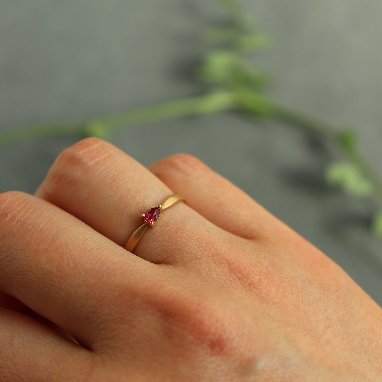 SASA Ring /Red Spinel