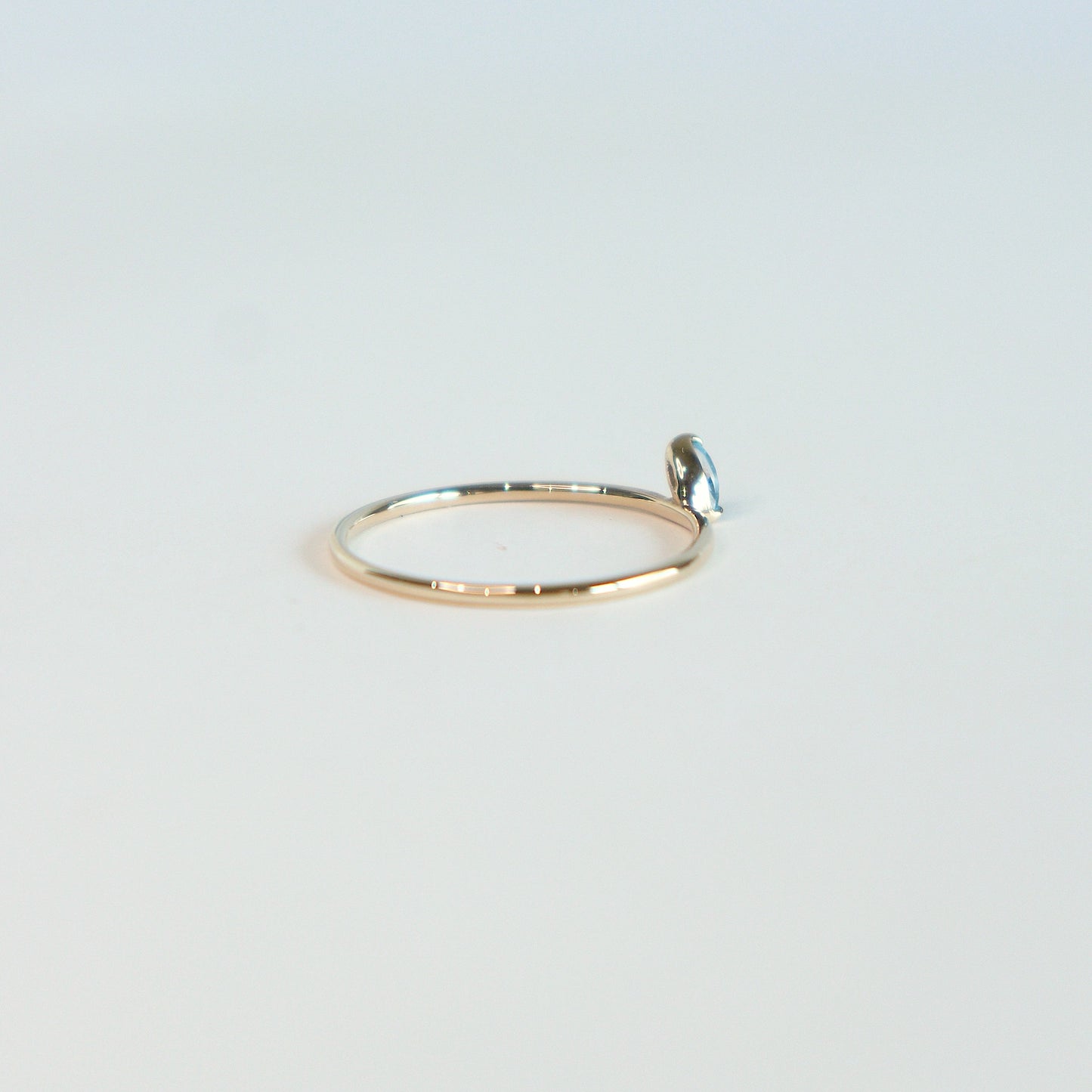 HA Ring Hitotsubu /Blue Topaz