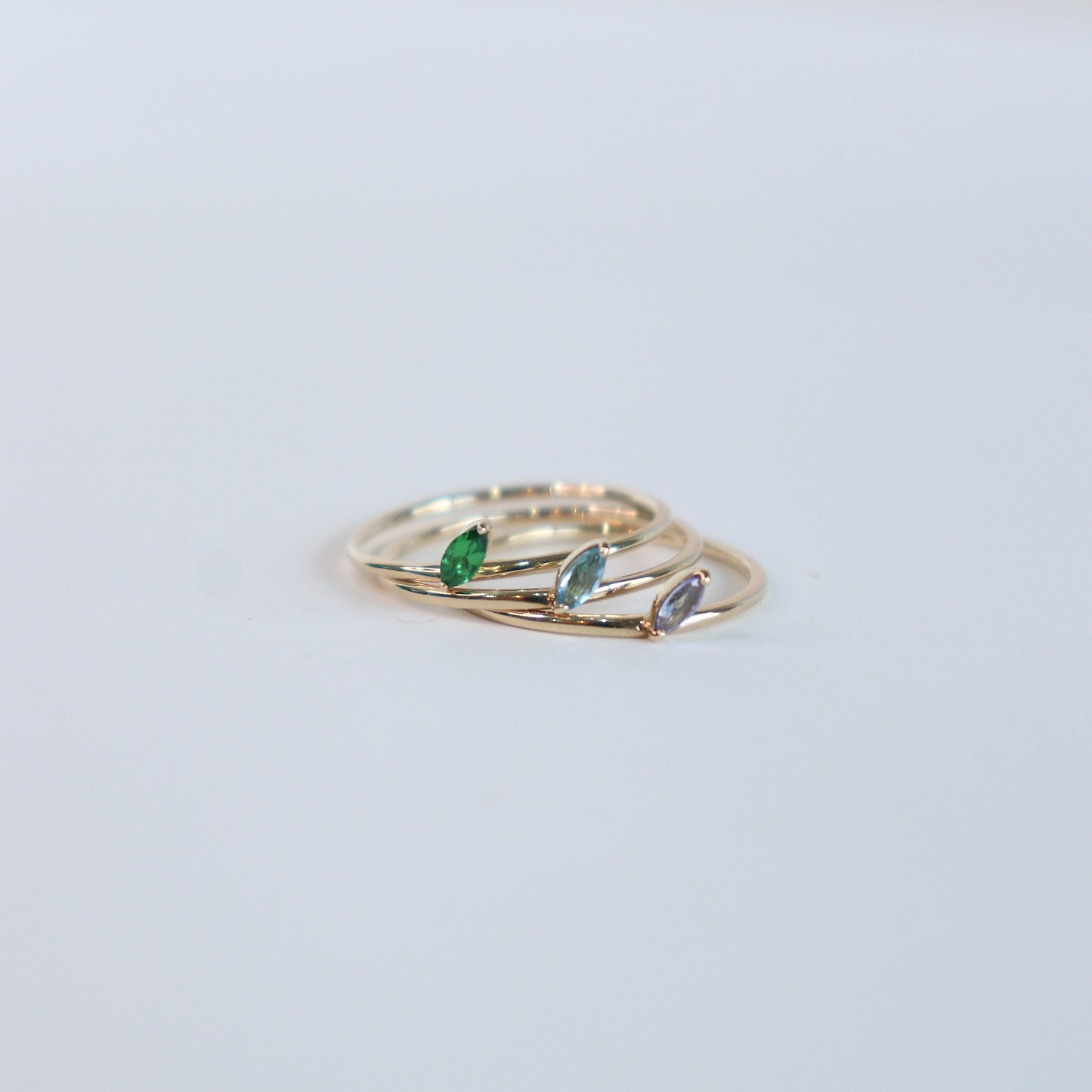 HA Ring Hitotsubu /Blue Topaz