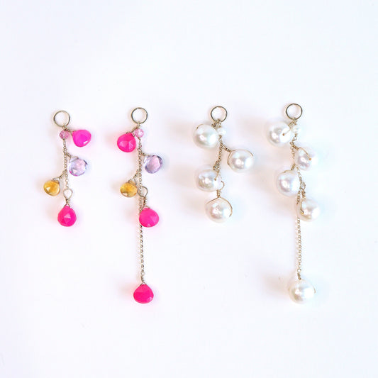 2way Stone チャームShort・Long /2Colors