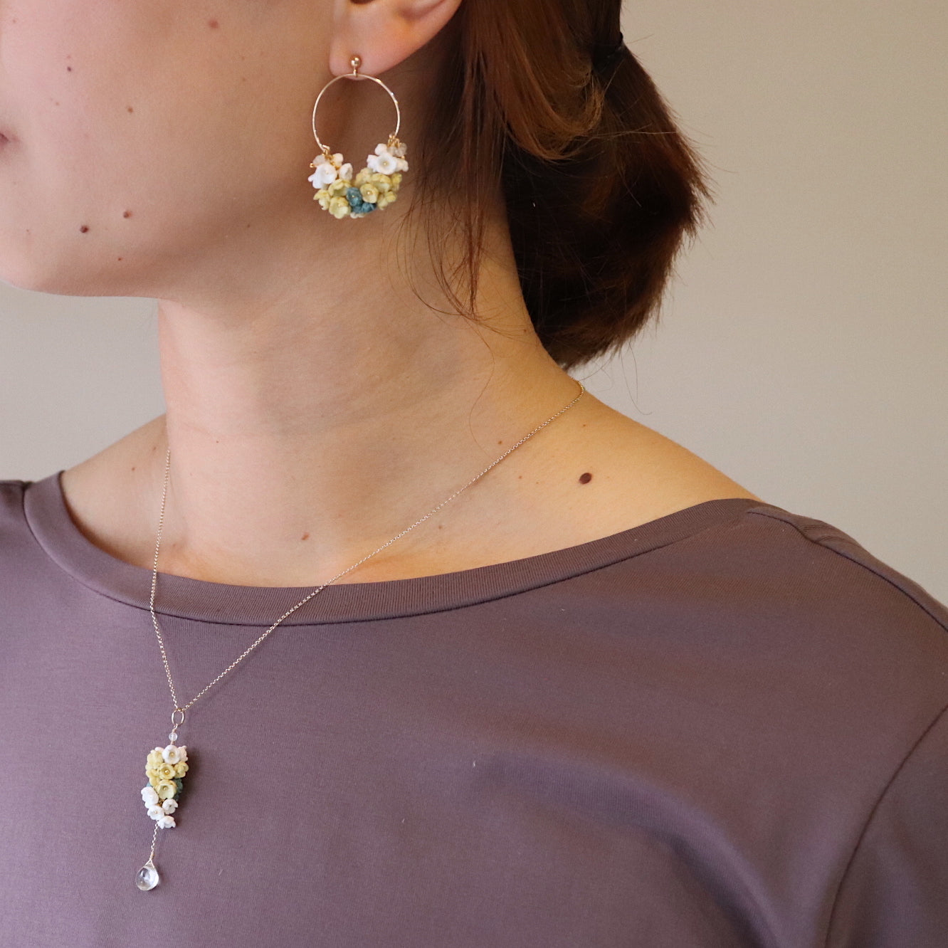 Mimosa large ピアス/イヤリング/2Colors