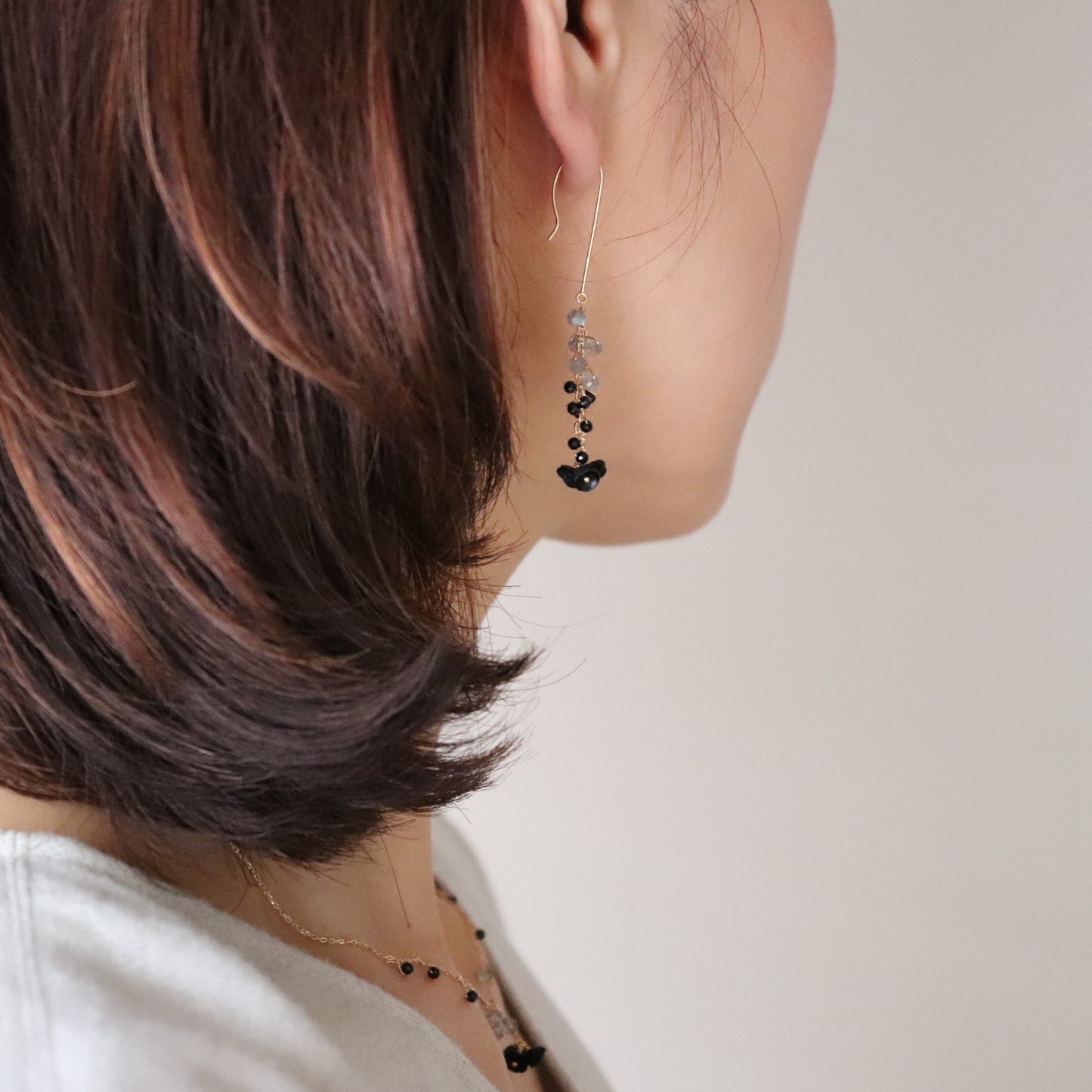 Rani Pierced earrings short/3Colors