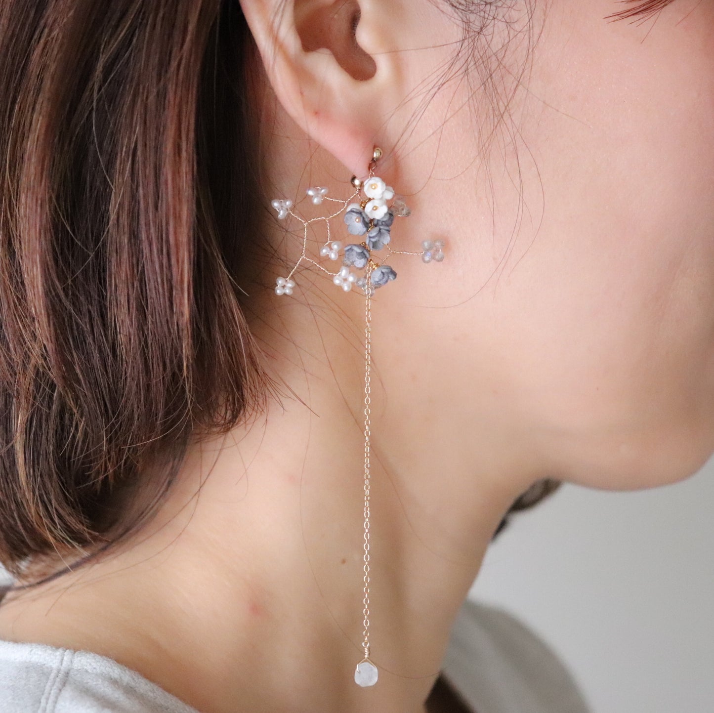 Toki long ピアス/イヤリング