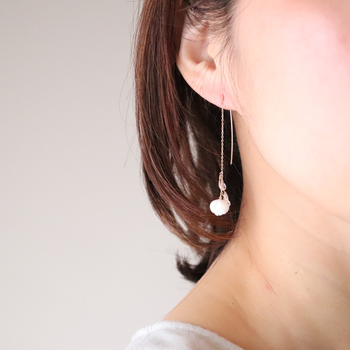 Tsubomi Drop ピアス/イヤリング/2Colors