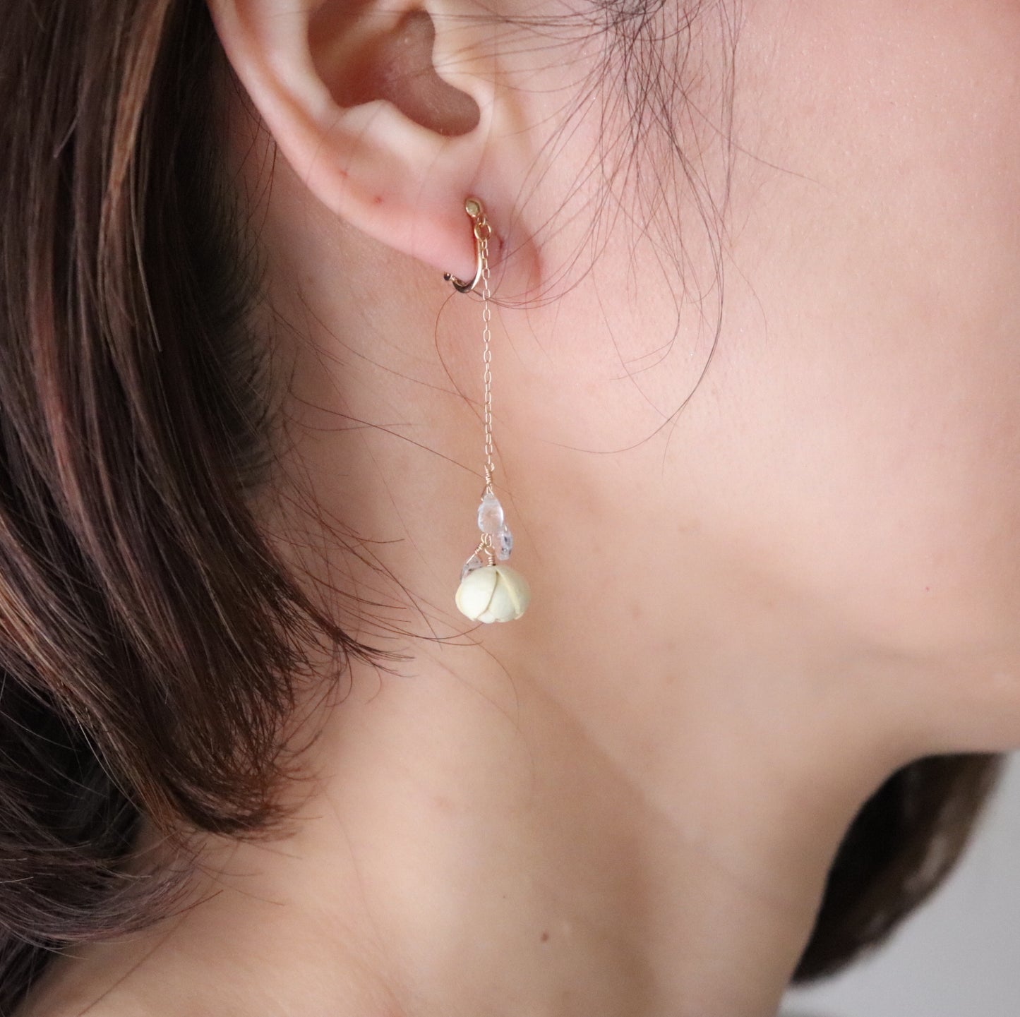 Tsubomi Drop ピアス/イヤリング/2Colors