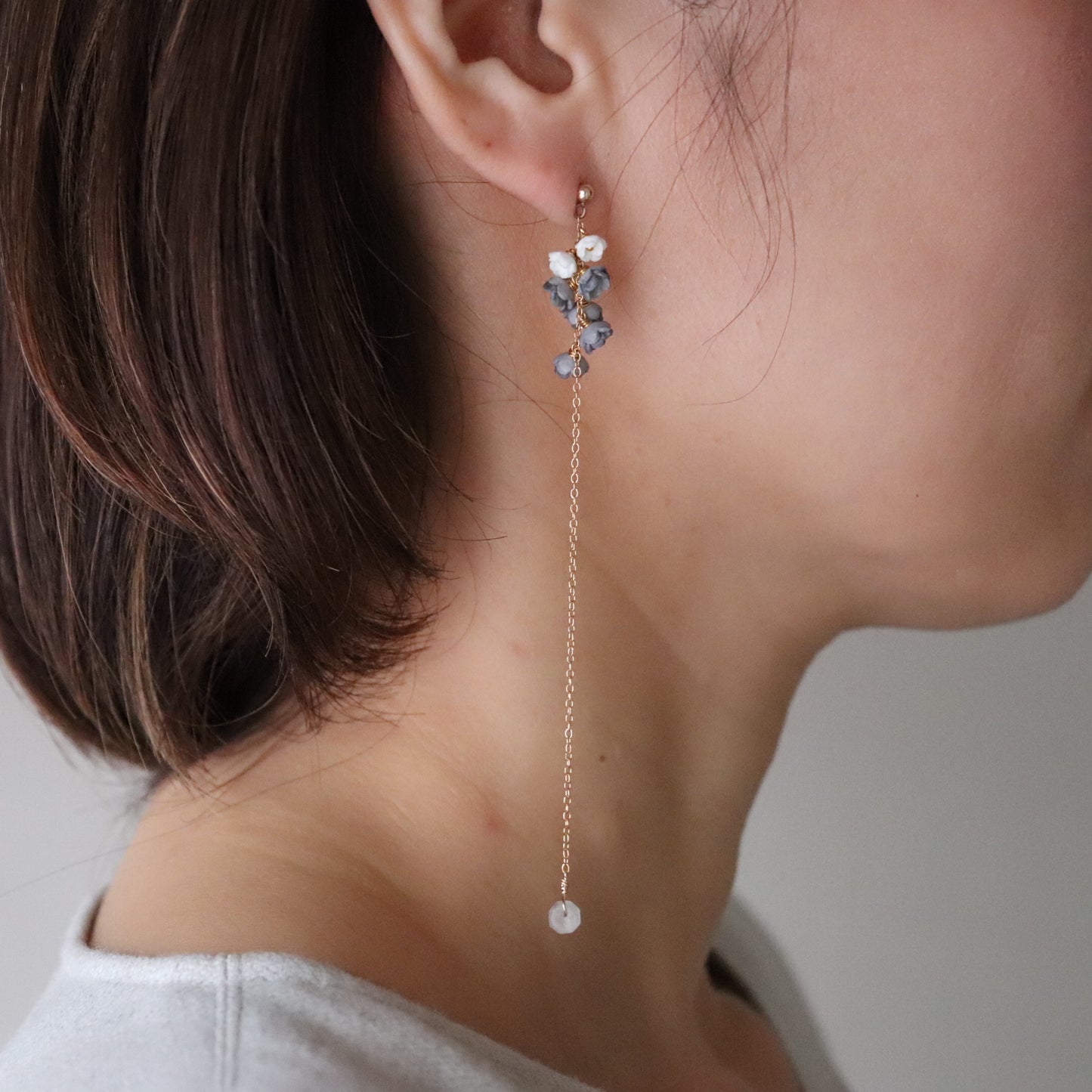 Toki long ピアス/イヤリング