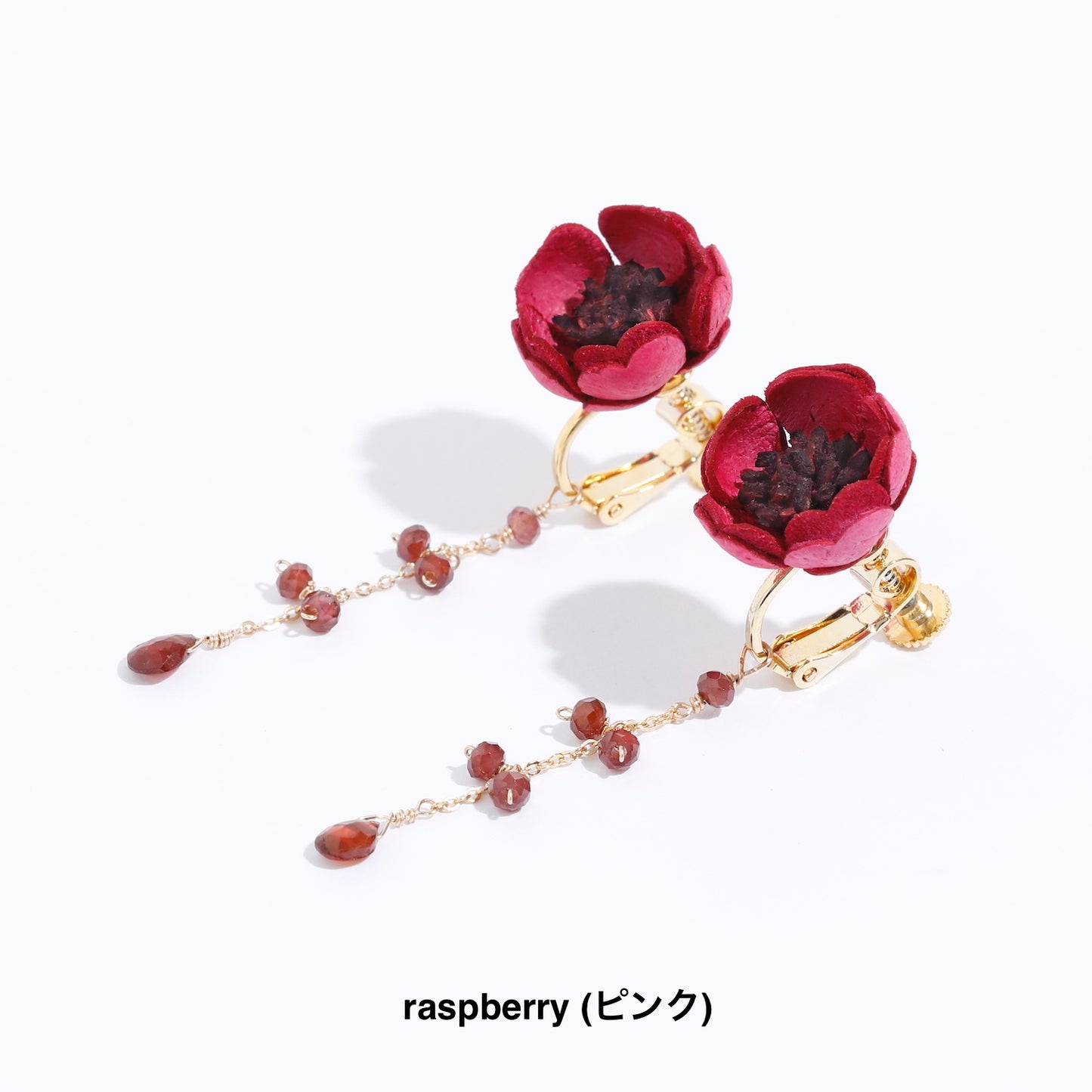 AKANE ピアス/イヤリング ガーネット/2Colors