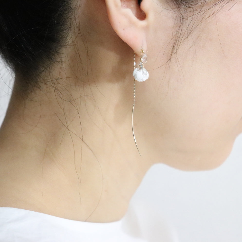 Tsubomi Drop ピアス/イヤリング/2Colors