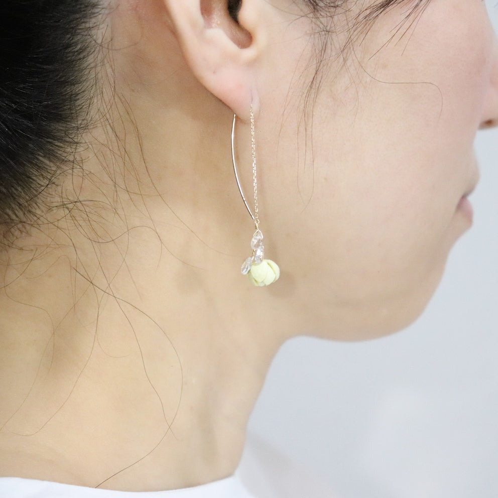 Tsubomi Drop ピアス/イヤリング/2Colors