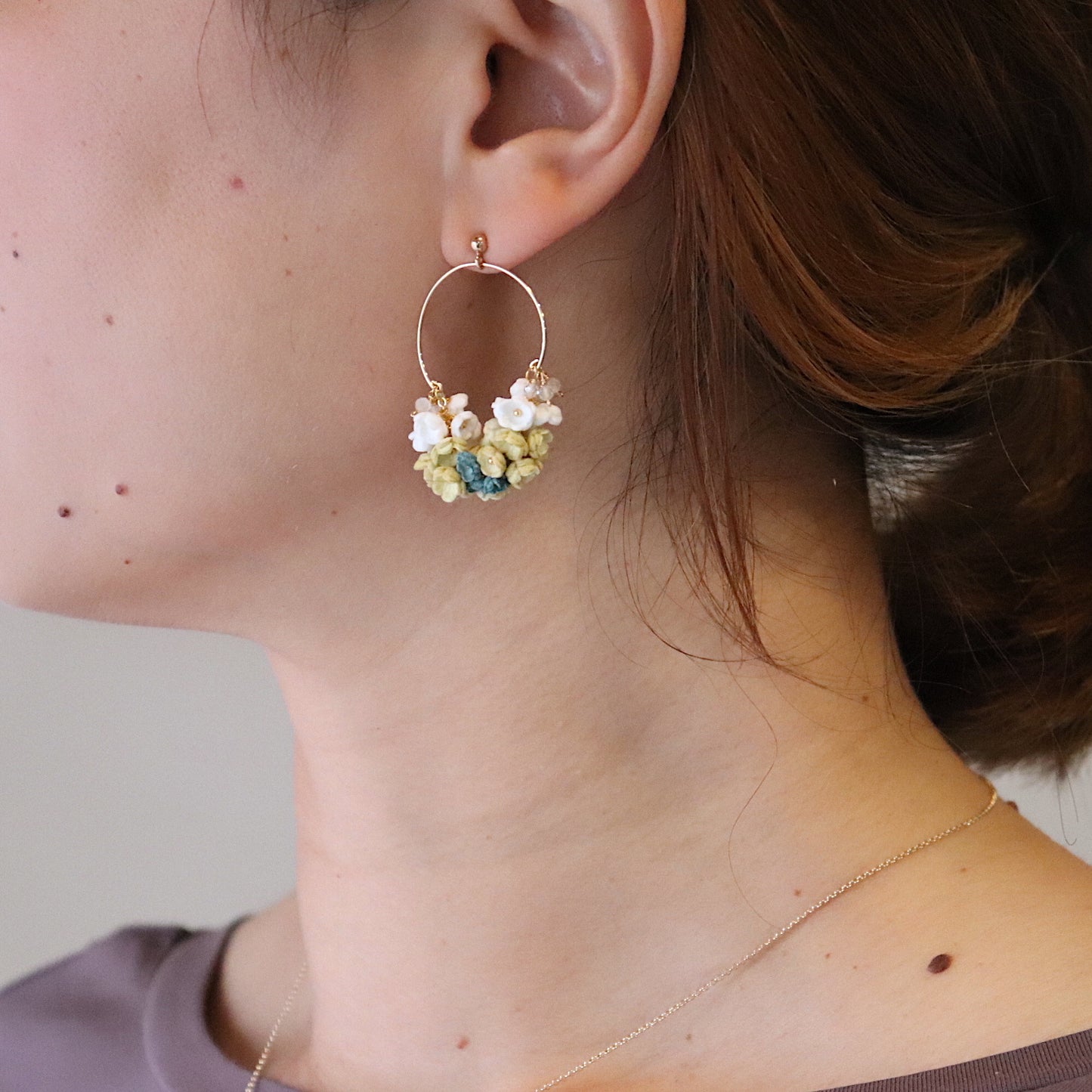 Mimosa large ピアス/イヤリング/2Colors