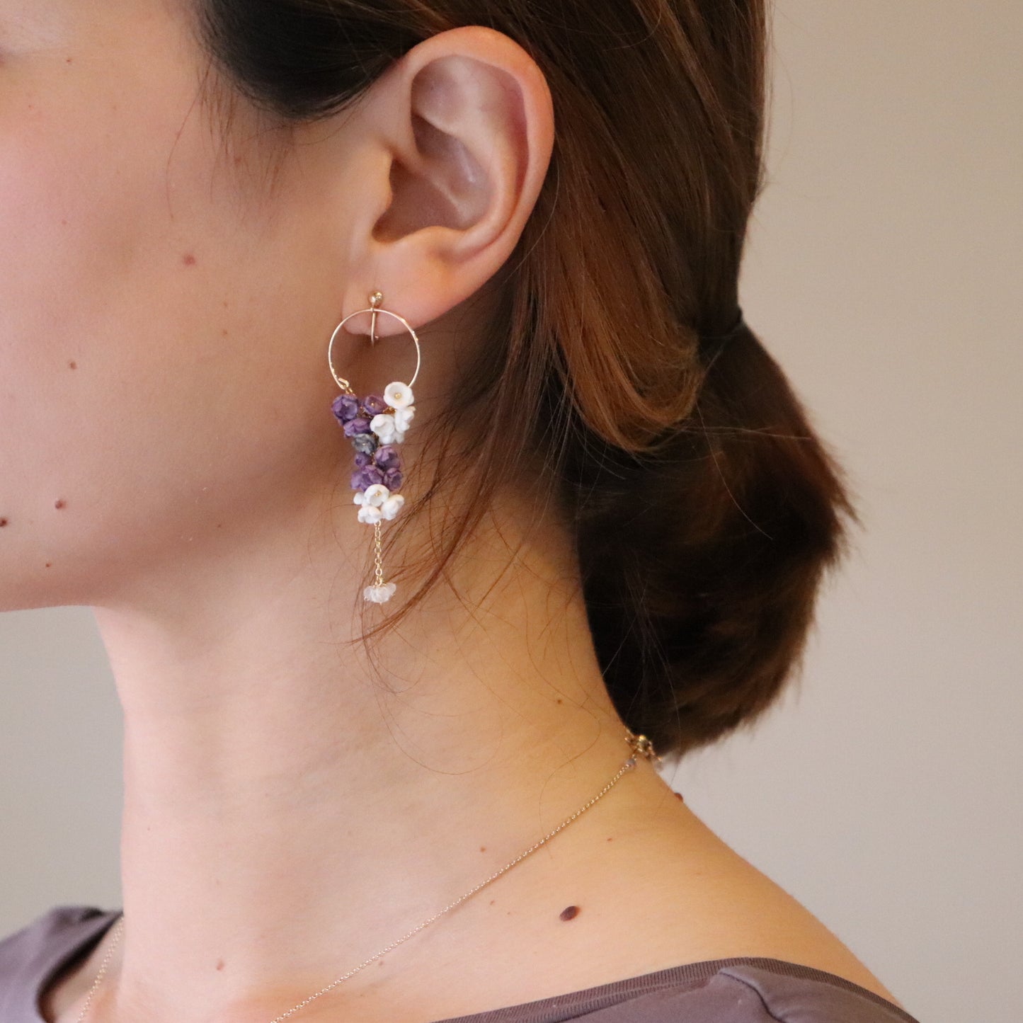 Mimosa small ピアス/イヤリング/2Colors